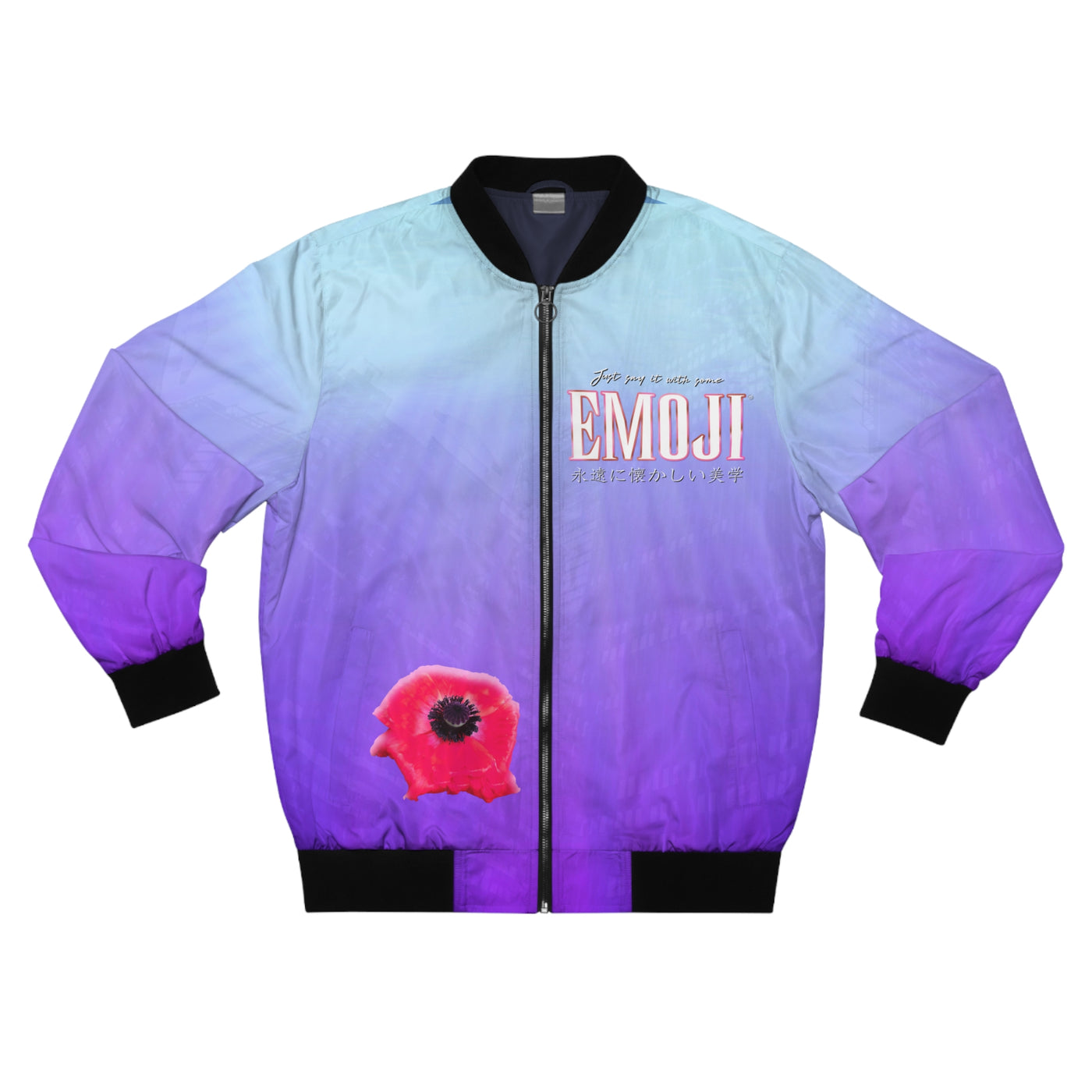 Emojional (Aqua) Bomber Jacket